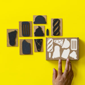 Kit Estampación Textil Helados
